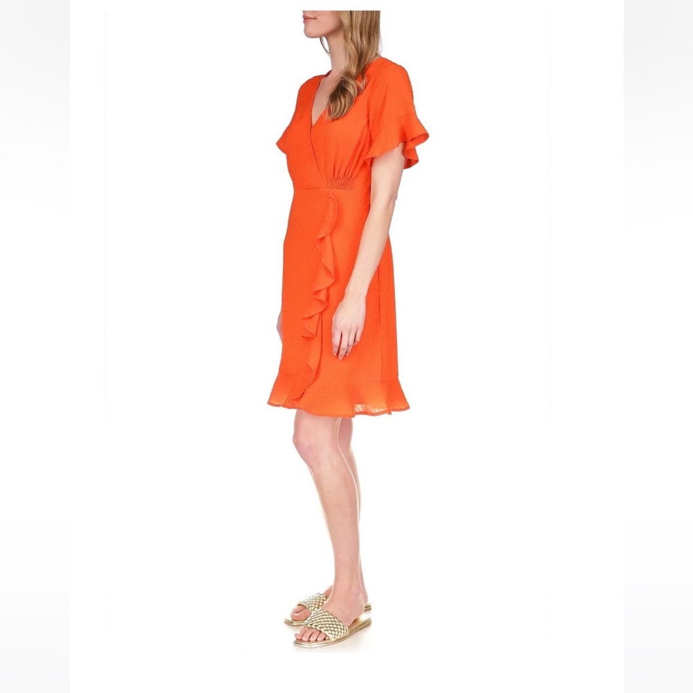 MICHAEL Michael Kors Faux Wrap Mini Dress - Picture 2 of 9